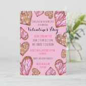 Invitation Coeur Coeur Cookies Saint Valentin (Debout devant)