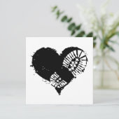 Invitation coeur d'amorce (Debout devant)