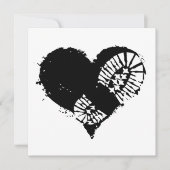 Invitation coeur d'amorce (Devant)