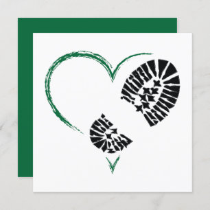 Invitation coeur d'amorce