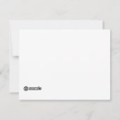 Invitation Cœur de Bouledogue français (Dos)