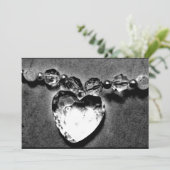 Invitation Cœur de cristal (Debout devant)