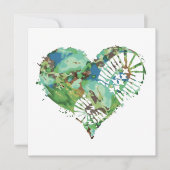 Invitation coeur de démarrage (Devant)