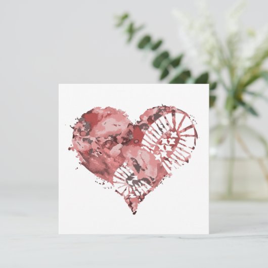 Invitation coeur de démarrage (Debout devant)