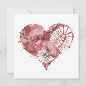 Invitation coeur de démarrage (Devant)