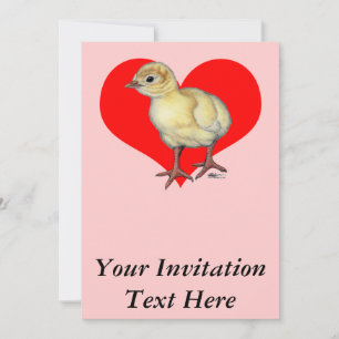Invitation Cœur de dindon