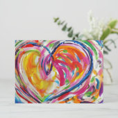 Invitation Coeur de joie (Debout devant)