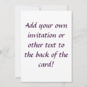 Invitation Coeur de joie (Dos)