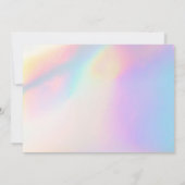 Invitation Coeur de Merci de changement de couleur (Dos)