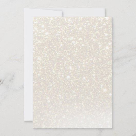 Invitation Coeur de Parties scintillant arc-en-ciel sur Parti (Dos)