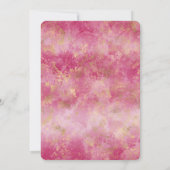 Invitation Coeur de Parties scintillant cerise de Bourgogne (Dos)