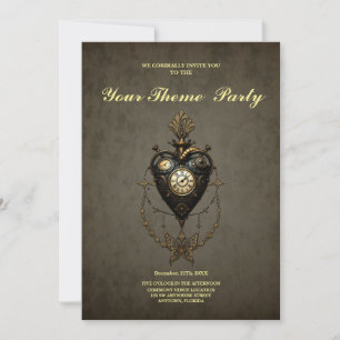 Invitation Coeur de vapeur,