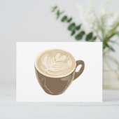 Invitation coeur du café (Debout devant)