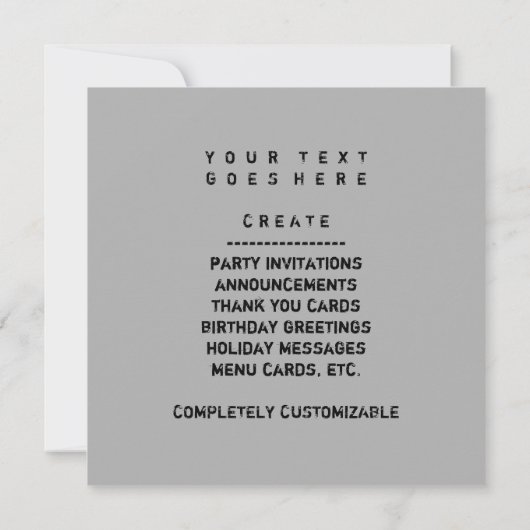 Invitation coeur du graphique (Dos)