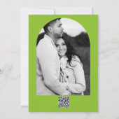 Invitation Coeur jaune Cactus Fiesta Love Merci (Dos)