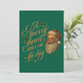 Invitation Cœur joyeux  (Debout devant)