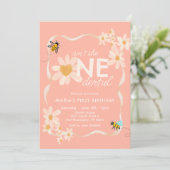 Invitation Coeur N'est-elle pas UNderful Daisy premier annive (Debout devant)