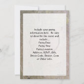 Invitation Coeur sculpté dans un arbre (Dos)