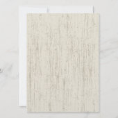 Invitation Coeur sculpté Mariage (Dos)