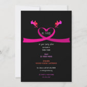 Invitation Coeur X Coeurs doux (Dos)