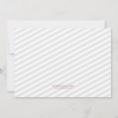 Invitation Coeurs 25ème anniversaire Mariage d'argent (Dos)