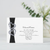 Invitation Coeurs brillants : Dîner de répétition du ruban n (Debout devant)