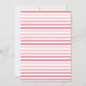 Invitation Coeurs d'AMOUR rose moderne Galentines Fête du jou (Dos)