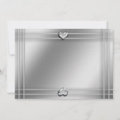 Invitation Coeurs d'argent (Devant)