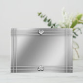 Invitation Coeurs d'argent (Debout devant)