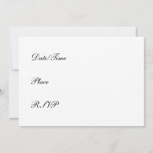 Invitation Coeurs d'argent (Dos)