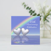 Invitation Cœurs d'Argent pour le 25ème Anniversaire (Debout devant)
