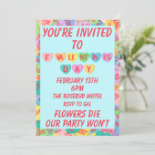 Invitation Coeurs de bonbons V. 2.0 (Debout devant)