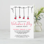 Invitation COEURS DE HANGING Soirée de la Saint-Valentin (Debout devant)