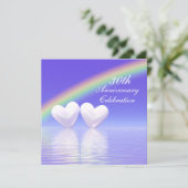 Invitation Cœurs de perle pour le 30e anniversaire (Debout devant)