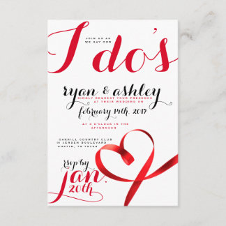 Invitation Coeurs de rubans rouges !