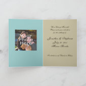 Invitation Cœurs de sable sur la plage, Enregistrez la date o (Intérieur)