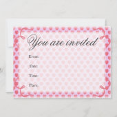 Invitation Coeurs élégants (Devant)