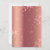 Invitation Coeurs interconnectés de luxe Saint-Valentin (Dos)