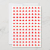 Invitation Coeurs minuscules (Dos)