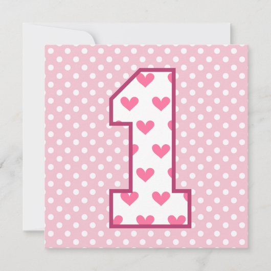 Invitation Coeurs modernes nommés faits sur commande V07B du (Devant)