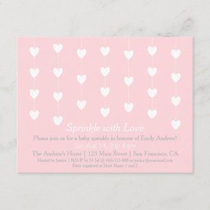 Invitation Cœurs modernes Parsemez d'invitations à l'amour