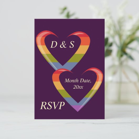 Invitation Cœurs Ouverts (Debout devant)