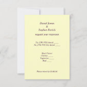 Invitation Cœurs Ouverts (Dos)