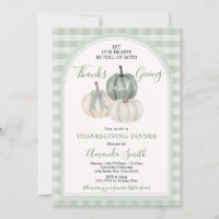 Coeurs pleins de Merci Donnant Sage Green Diner
