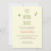 Invitation Coeurs romantiques (Devant)