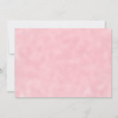 Invitation Coeurs rose vif Elephant Baby shower photo (Dos)