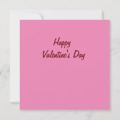 Invitation Coeurs rouges mignons (Dos)