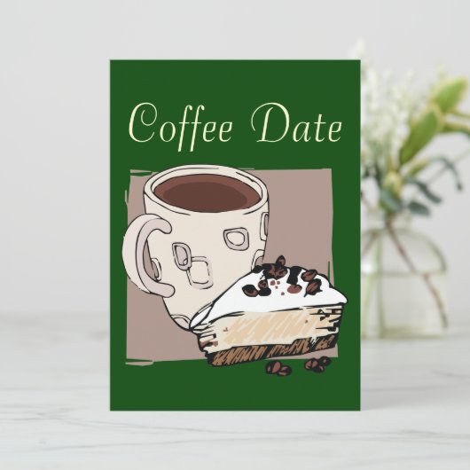 Invitation Coffee Cake (Debout devant)