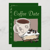 Invitation Coffee Cake (Devant / Derrière)