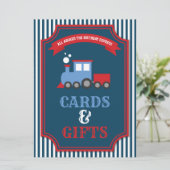 Invitation Coffret d'anniversaire de fête à thème (Debout devant)